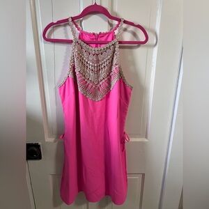 Lilly Pulitzer Pearl romper in Pink Tropics size 12
